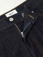 NN07 - Otis Straight-Leg Organic Denim Shorts - Blue