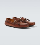 Ralph Lauren Purple Label Harold leather boat shoes