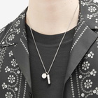 Ambush Men's Pill Charm Necklace in Silver