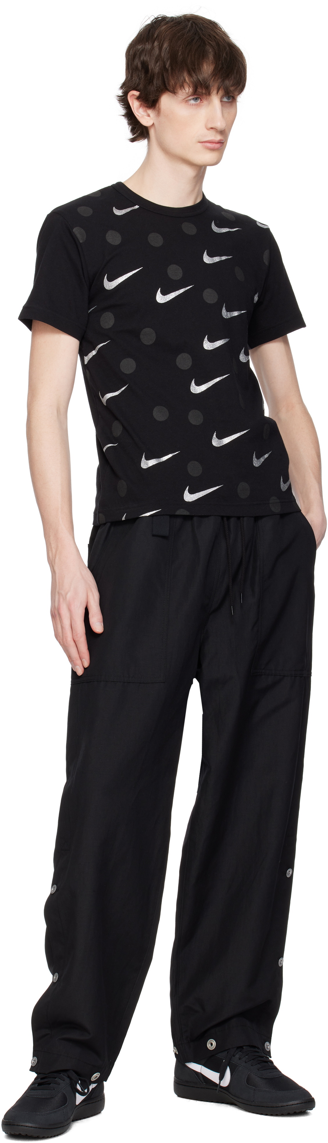 Black Comme des Garçons Black Nike Edition Regular Fit T-shirt