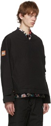 Boramy Viguier Black Jumper V-Neck Sweater