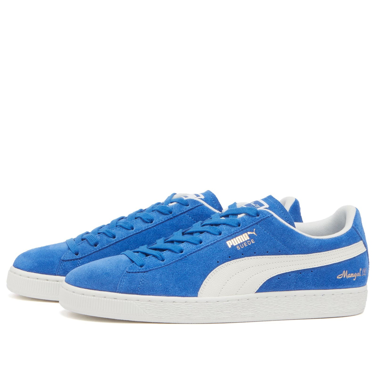 END. x Puma x Mangal II Suede Sneaker in Clyde Royal/Warm