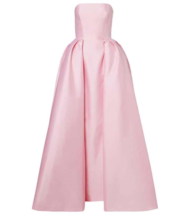 Photo: Monique Lhuillier Strapless bustier gown