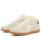 Diadora Gold Indoor Hairy Sneaker in Beige Bleached