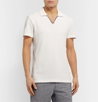 Orlebar Brown - Marden Cotton-Piqué Polo Shirt - White