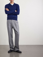 SEASE - Lasca Virgin Wool Polo Shirt - Blue