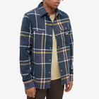 Dickies Men's Nimmons Check Flannel Shirt in Navy Blue