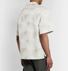 Barena - Camp-Collar Printed Cotton Half-Placket Shirt - Neutrals