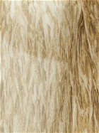 PETAR PETROV - Wheat Print Silk Chiffon Shirt