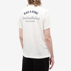 Rag & Bone Men's R&B Industries T-Shirt in Vanilla