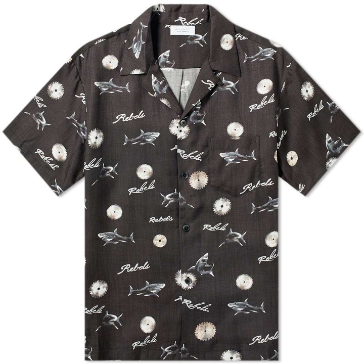 Photo: John Elliott Bowling Shirt Black East LA