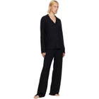 SKIMS Black Soft Lounge Sleep Pyjama Set