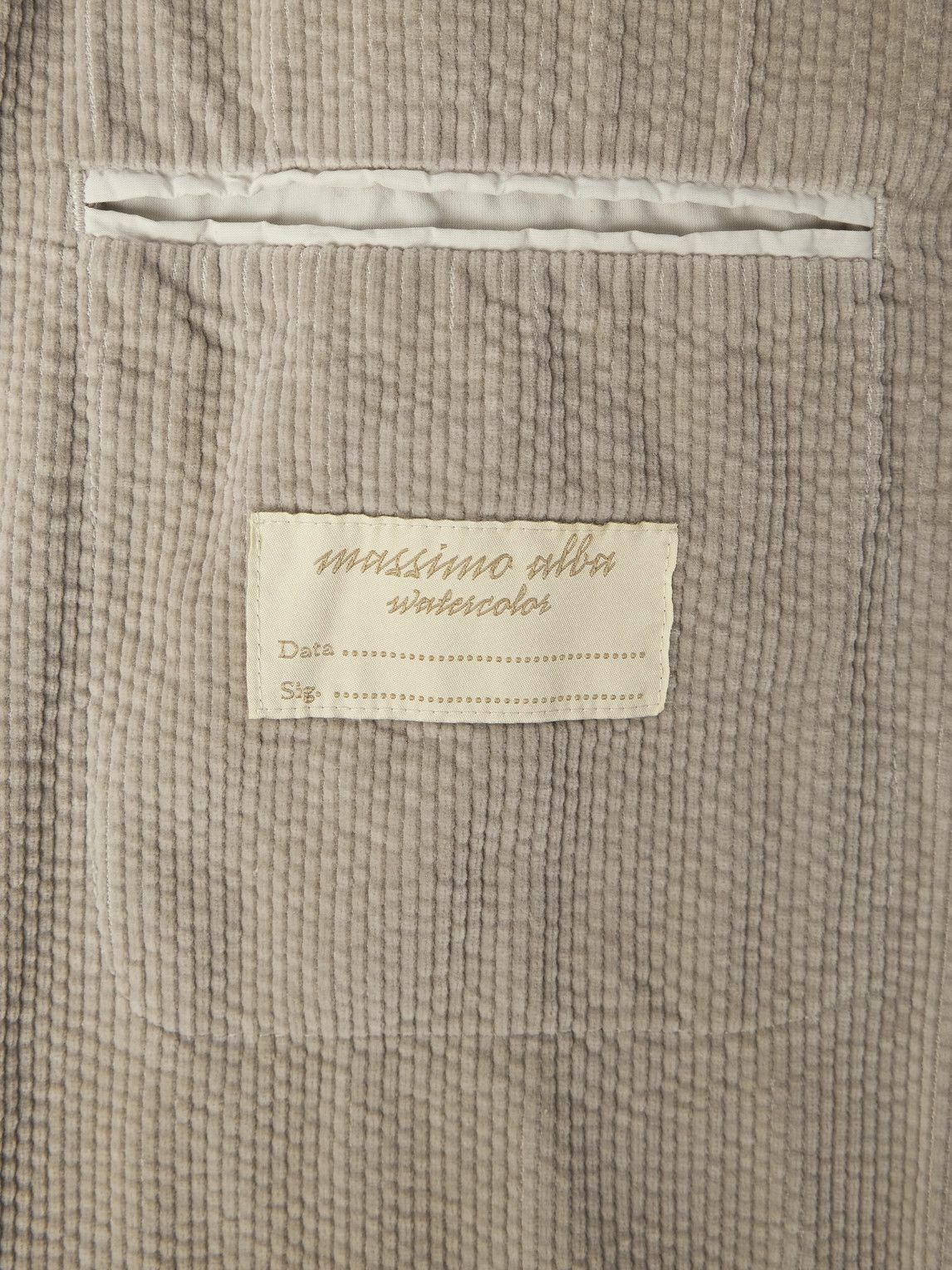 Massimo Alba - Sloop Cotton-Corduroy Suit - Neutrals