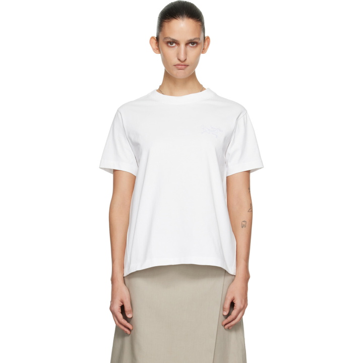 Photo: Arc'teryx White Kragg Cotton Little Bird Crew S/S T-shirt