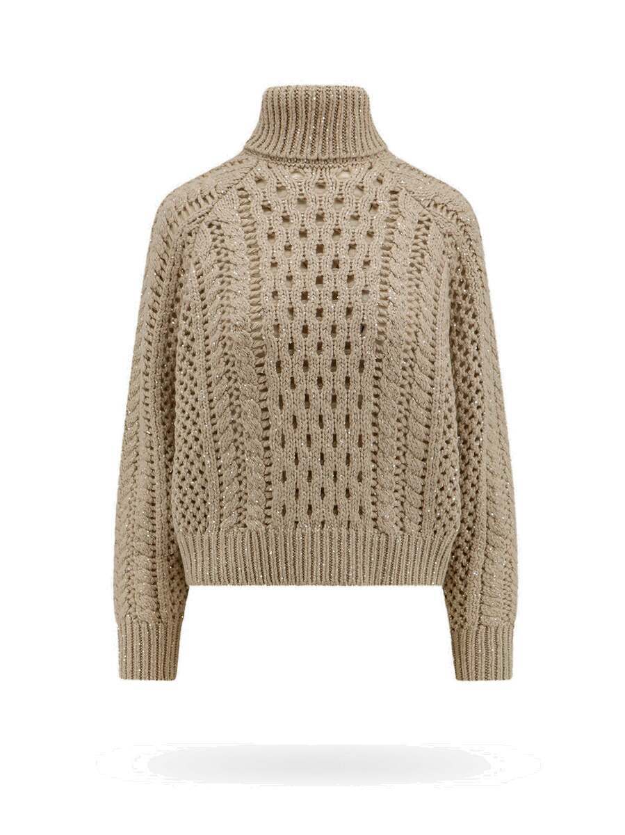 Brunello Cucinelli Sweater Beige Womens Brunello Cucinelli