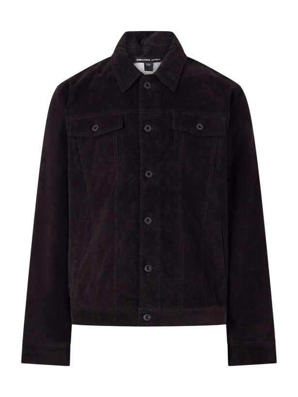 Photo: James Perse - Stretch-Cotton Corduroy Blouson Jacket - Brown