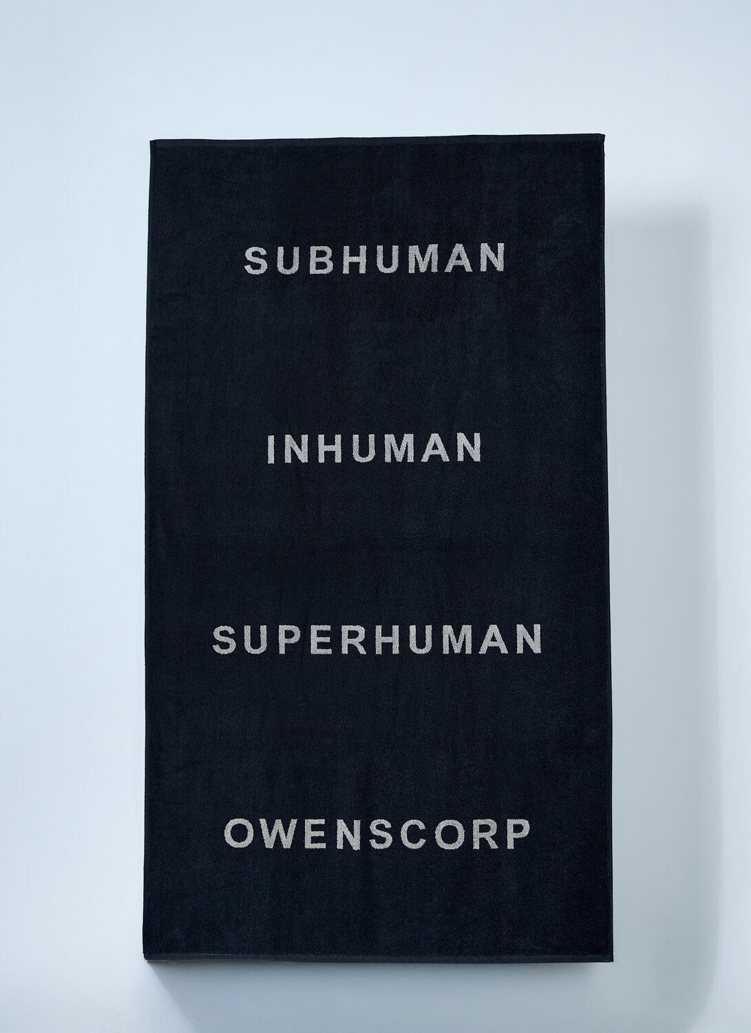 Rick Owens Logo Motif Beach Towel