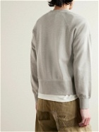 Visvim - Court Cotton and Cashmere-Blend Jersey Sweatshirt - Gray