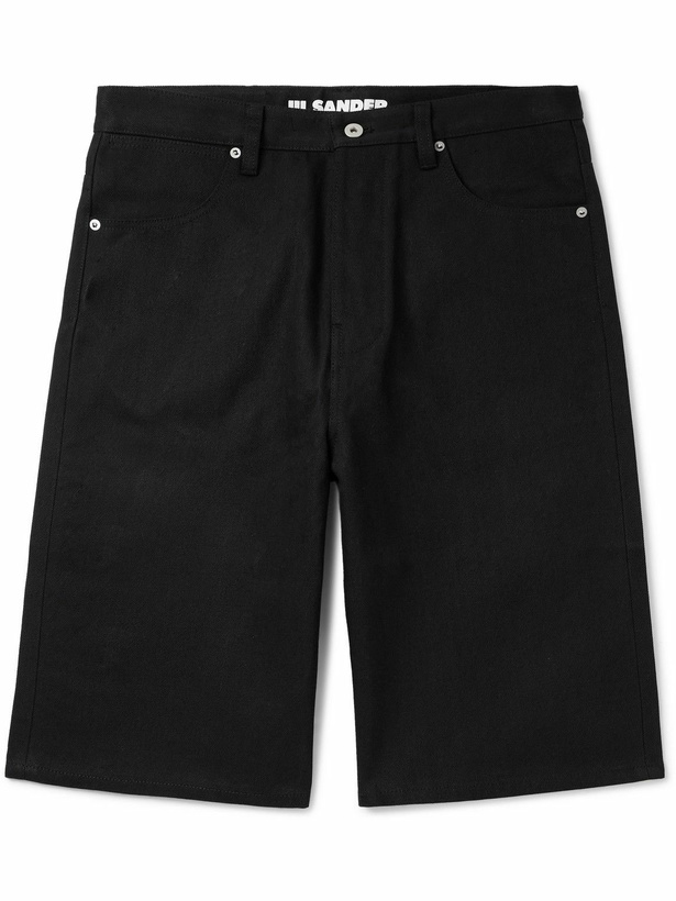Photo: Jil Sander - Straight-Leg Denim Shorts - Black