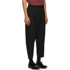 Comme des Garcons Homme Deux Black Wool Trousers