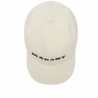 Isabel Marant Men's Tyrone Logo Cap in Ecru