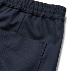 Fanmail - Organic Cotton-Twill Drawstring Trousers - Midnight blue