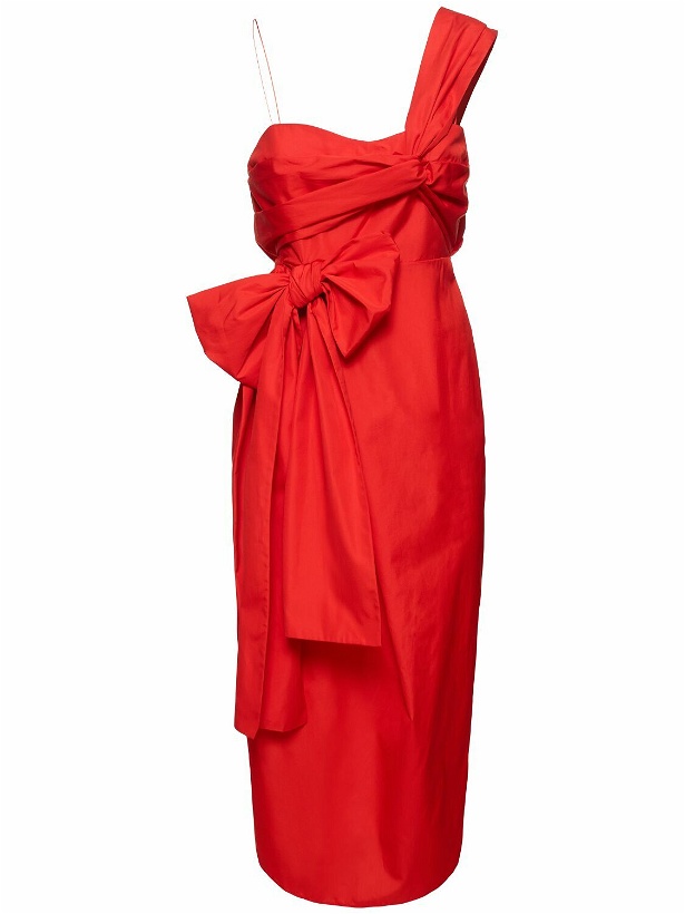 Photo: CECILIE BAHNSEN - Valentina One Shoulder Cotton Midi Dress