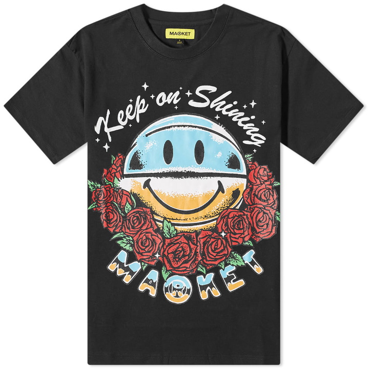 Photo: Market Smiley Keep on Shining Tee