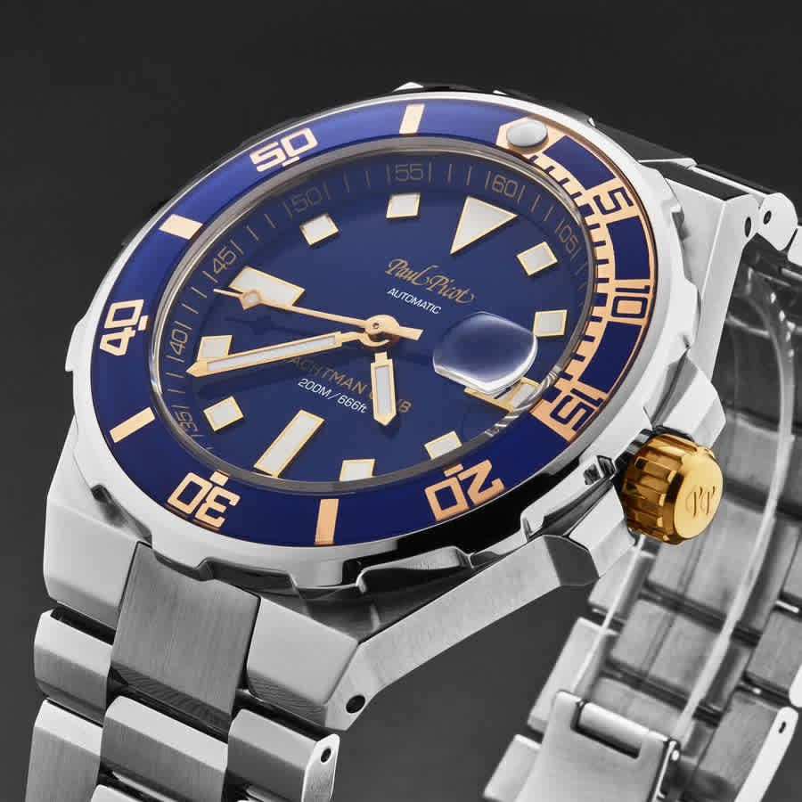Paul Picot Yachtmanclub Automatic Blue Dial Mens Watch P1251BLR.SG.4000.2614