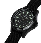 Timex - Navi Harbor 38mm Stainless Steel and Nylon-Webbing Watch - Black