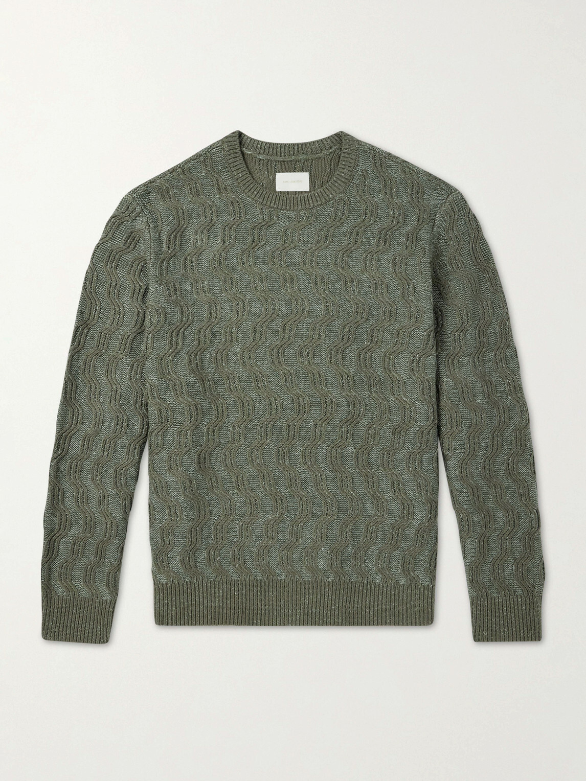 Aimé Leon Dore - Cable-Knit Cotton-Blend Sweater - Green