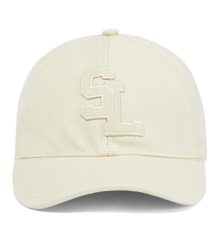 Photo: Saint Laurent - Logo cotton cap