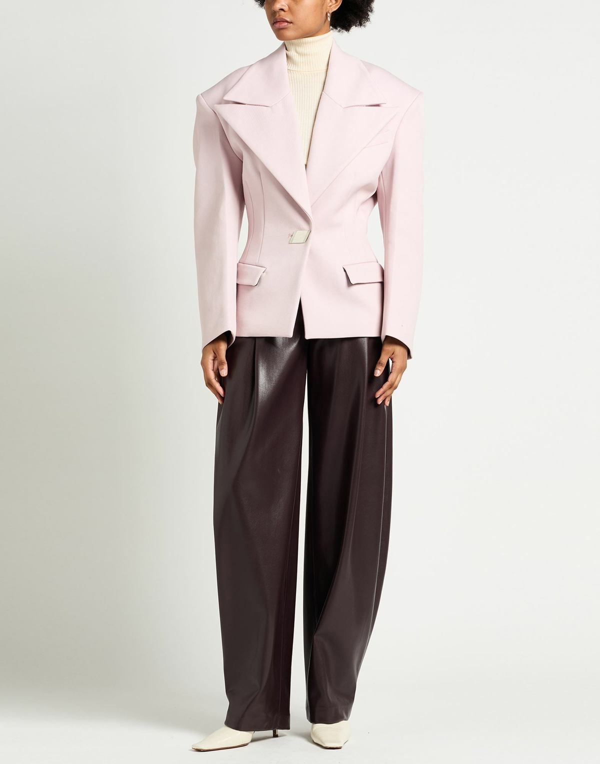 The Attico Womens Blazer in Pink
