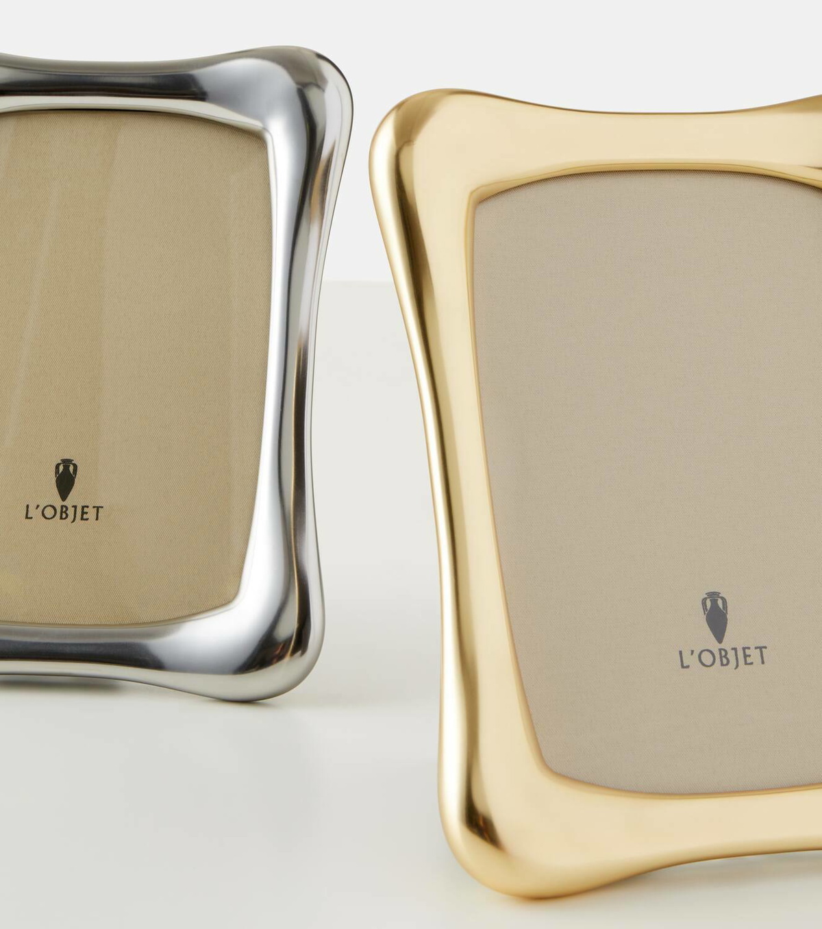 L'Objet Anton brass-plated picture frame