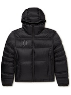 Moncler Genius - Gentle Monster Logo-Print Quilted Shell Down Hooded Jacket - Black