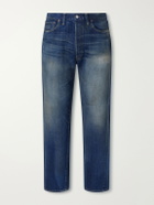 A.PRESSE - Tapered Jeans - Blue