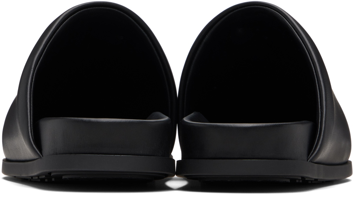 Givenchy Black Puffy Nappa Leather Mule Loafers