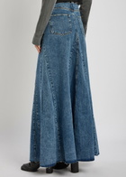 Our Legacy Revel Panelled Denim Maxi Skirt Indigo