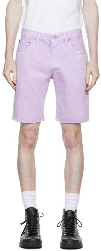 Photo: Levi's Purple Cotton Shorts