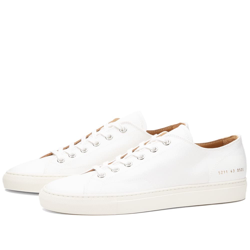 Common projects white canvas hotsell