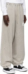 Maison MIHARA YASUHIRO Gray Bleached Sweatpants
