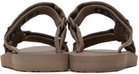 Teva Brown Universal Slides