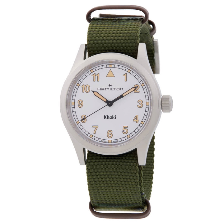 Photo: Hamilton Khaki Field Quartz White Dial Watch H69301910