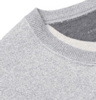 Brunello Cucinelli - Mélange Loopback Cotton-Jersey Sweatshirt - Gray