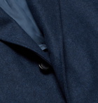 Canali - Kei Slim-Fit Double-Faced Wool Overcoat - Blue