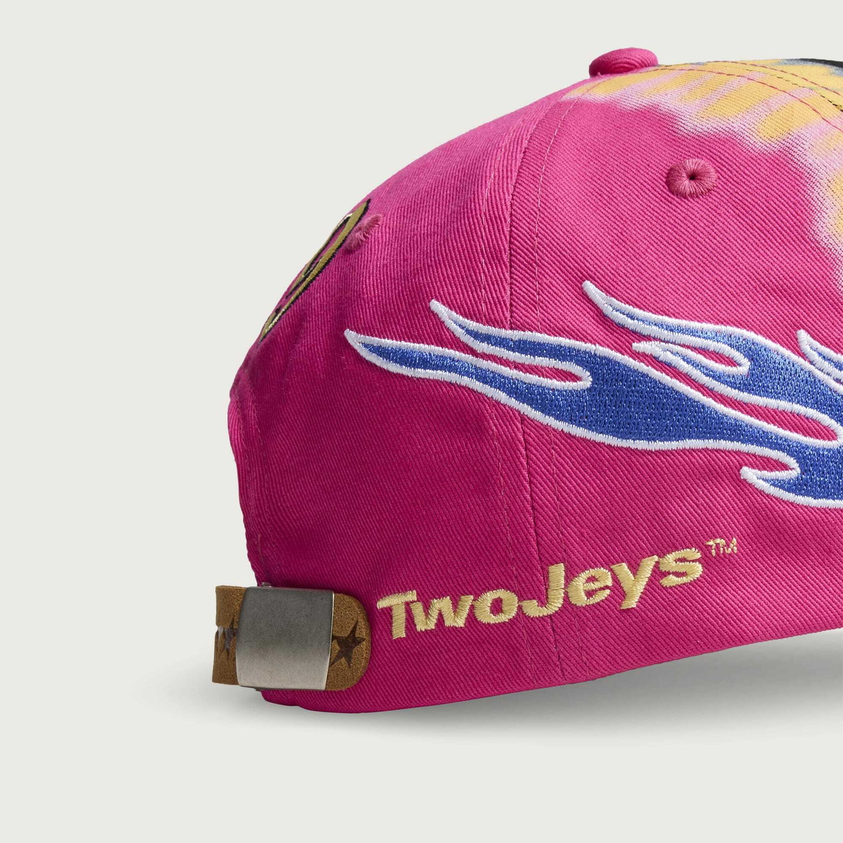 TwoJeys x Peggy Gou Flames Dad Cap in Black