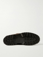 Yuketen - Pebble-Grain Leather Boat Shoes - Brown