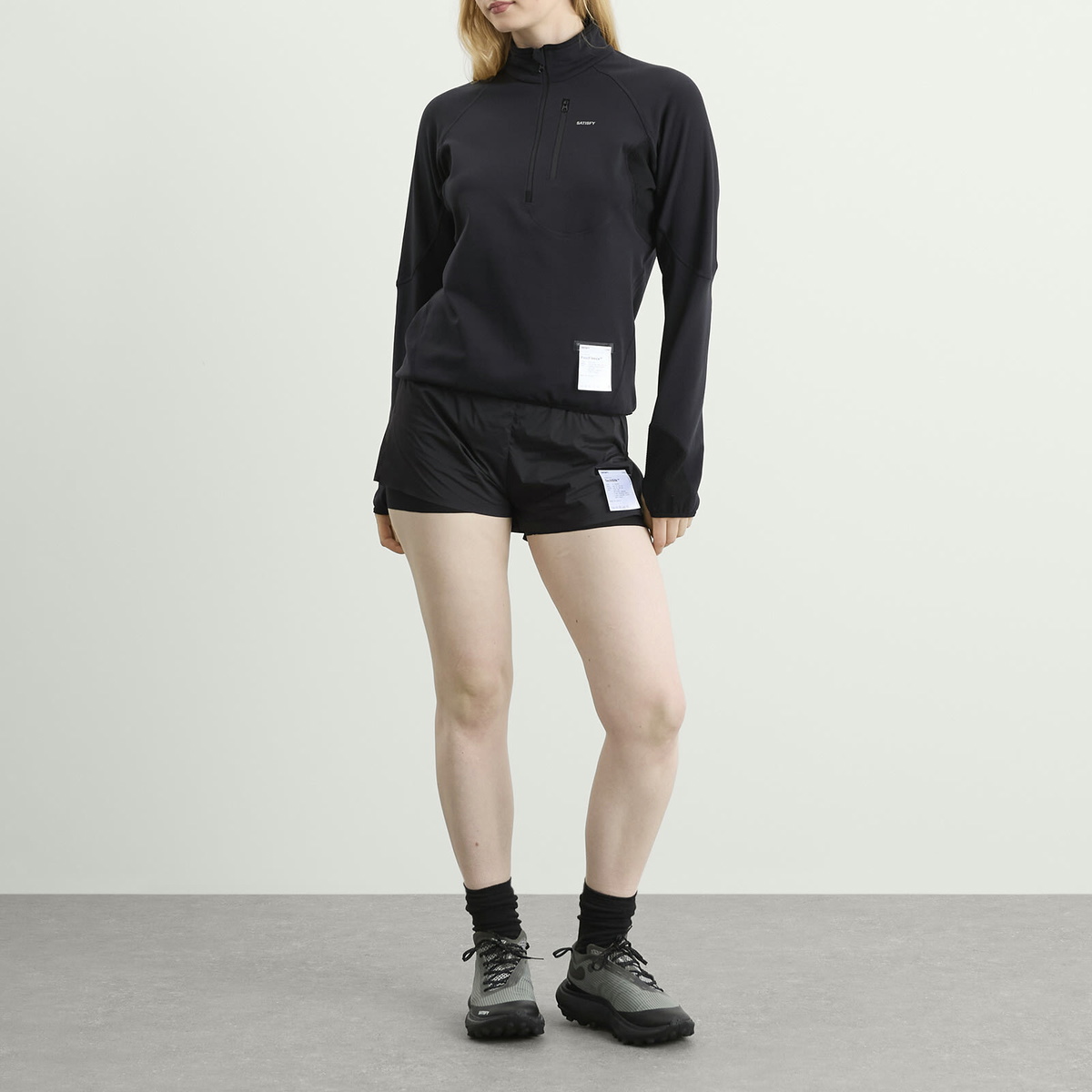 Satisfy Women's GhostFleece Half-Zip in Black