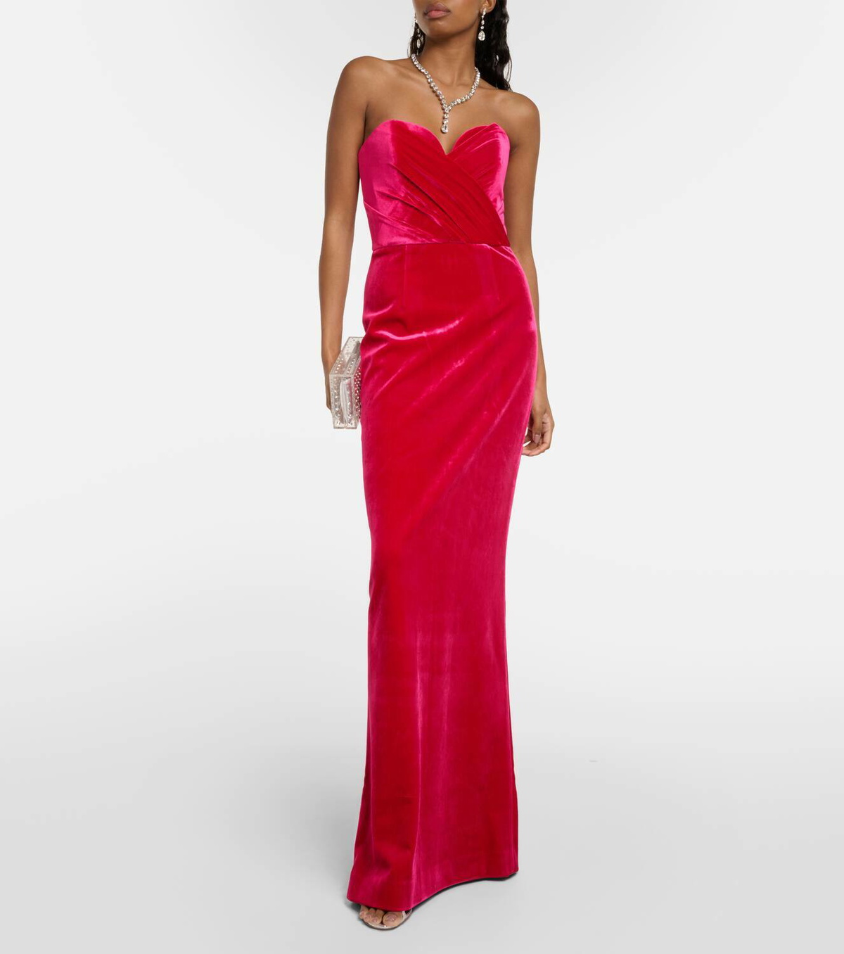 Rebecca velvet best sale maxi dress