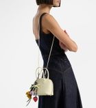 Self-Portrait Lizard Small leather top-handle bag